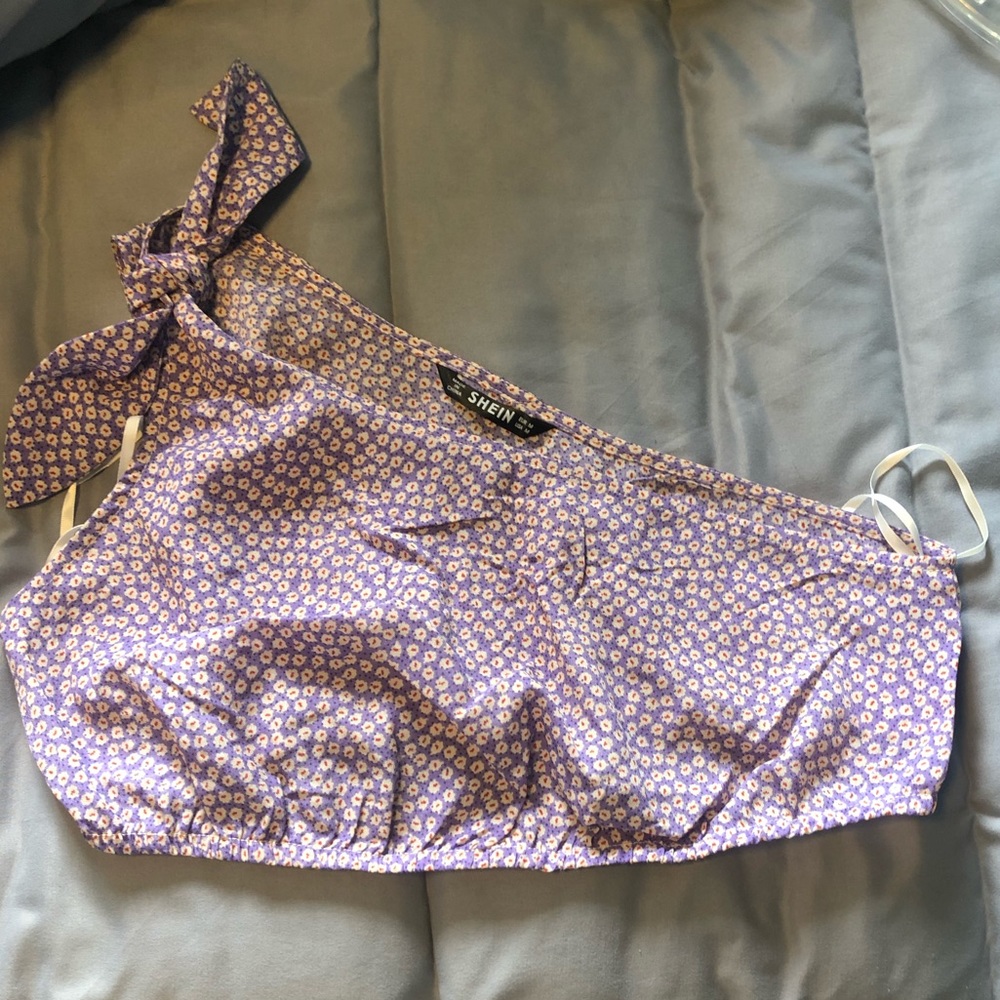 Shein One Shoulder Bandeau Top